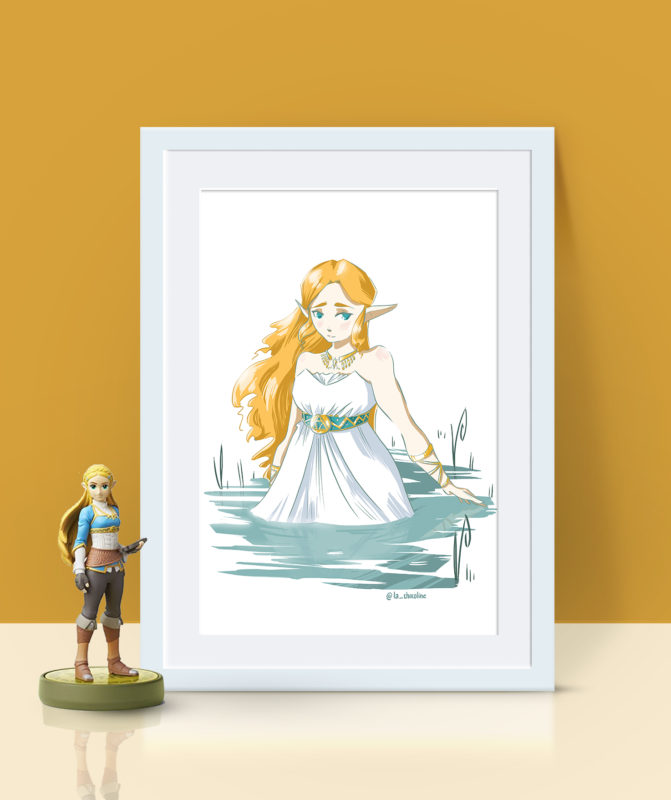Illustration de la princesse Zelda